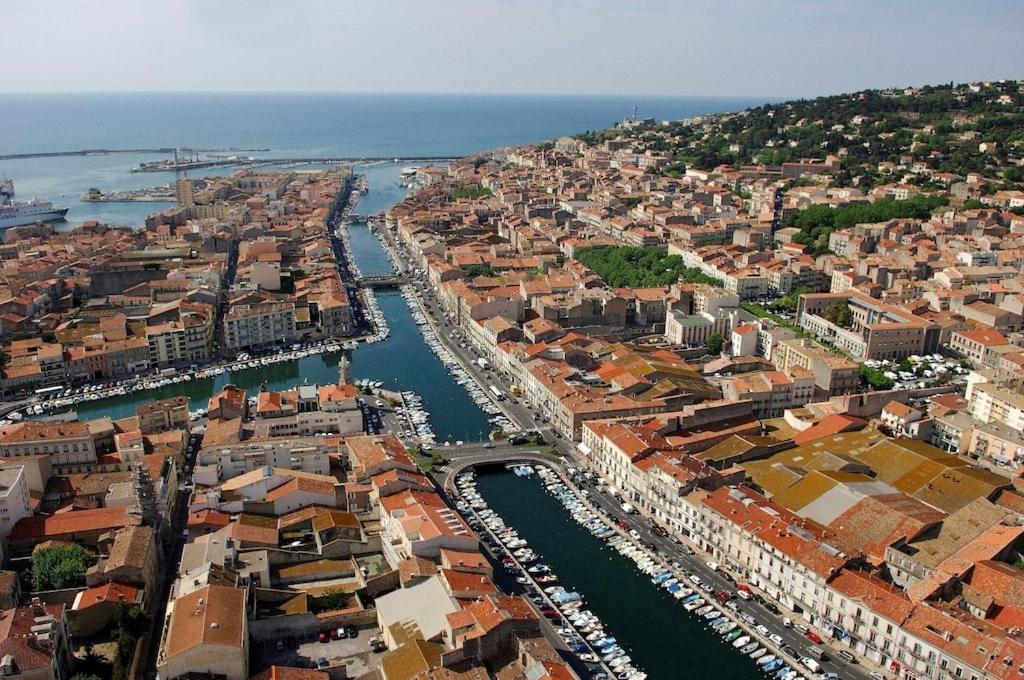 Appartement Hidden Gem Ancré Au Cœur De Sète&Vue Sur Mont St Clair Extérieur photo